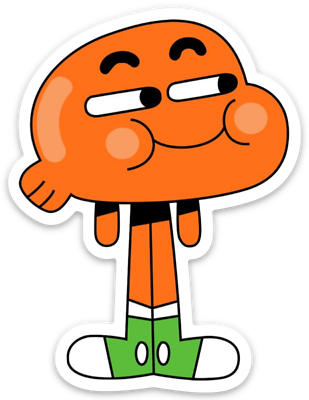 Check out this transparent Gumball running PNG image