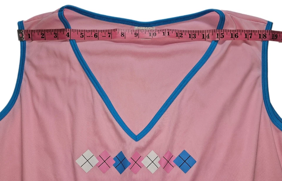 Sexy conjunto de vestido y sombrero de 2 piezas a cuadros rosa elegante Momentos para mujer talla 3X Foto 4 de 4