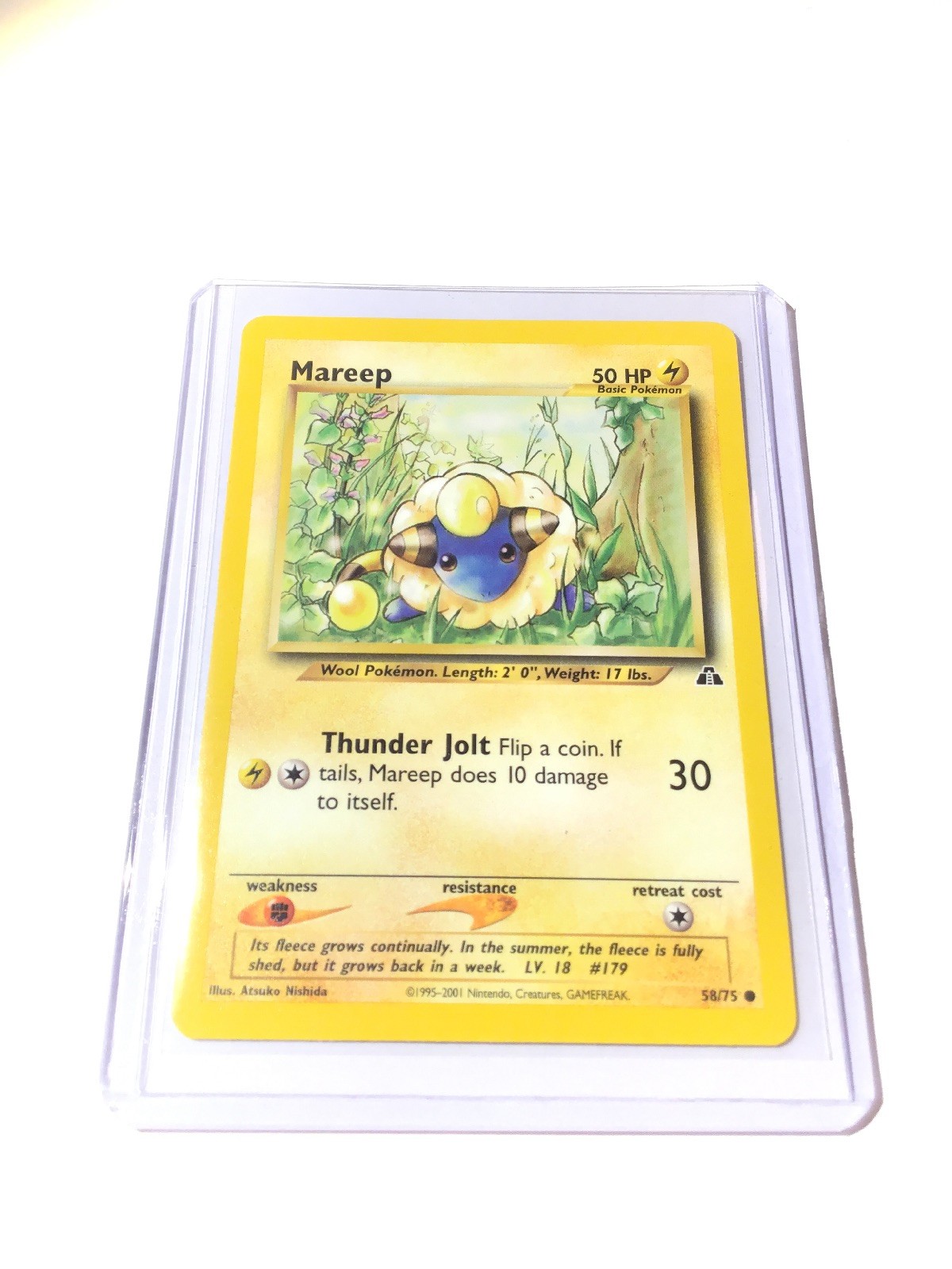 MAREEP - Neo Discovery Set - 58/75 - Common - Pokemon Card - Unlimited - NM