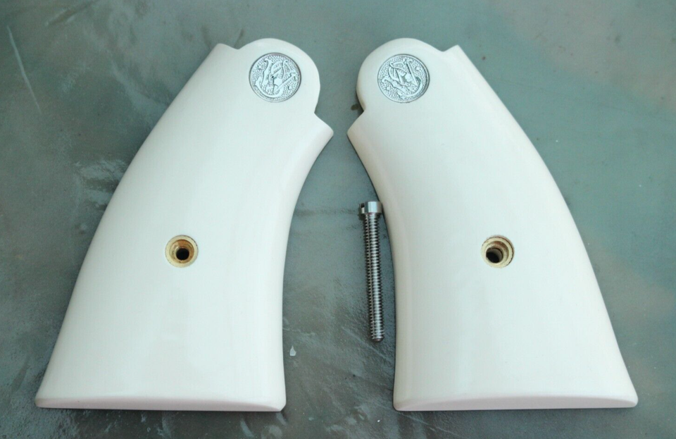 Grips Colorate Stile Prewar Smith Impugnature Stile Vintage Per Pistola S&W M1917 US Army – Look Prebellico Autentico Model 22