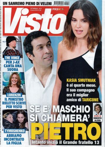 Visto.Kasia Smutniak & Pietro Taricone,Carlo Verdone,Alessandro ...