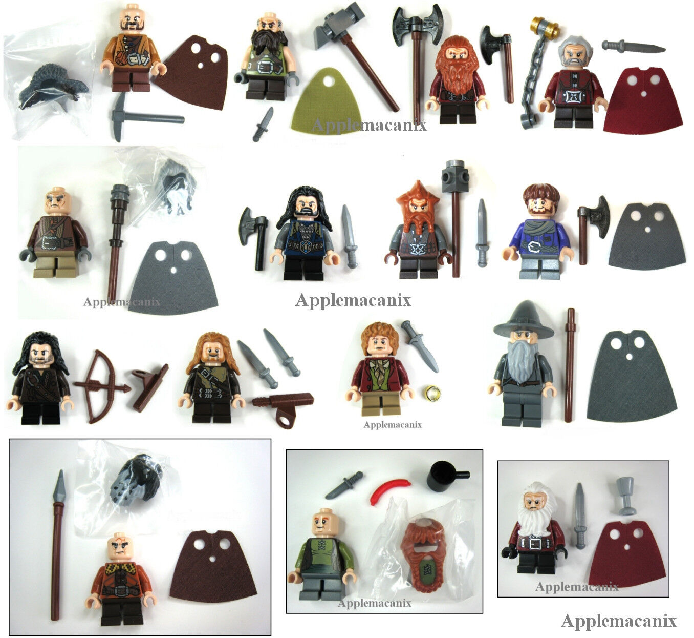 LEGO Hobbit Minifigures