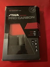 STIGA Pro Carbon 7-Ply Table Tennis Racket WRB Crystal T1290RD New