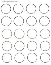 Engine Piston Ring Set R89134-.75