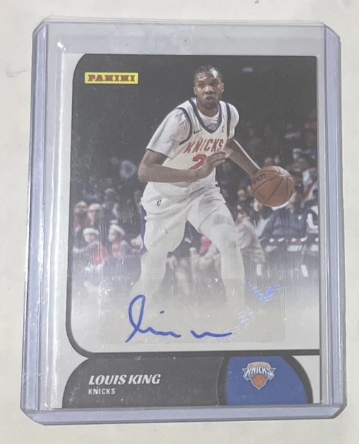 2021-22 Panini NBA G League Basketball Louis King Westchester Knicks Auto