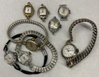 Lot Of 8 Vtg Ladies Watches Job Lot Parts Watchmaker Timex Windsor Bolivia