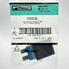 1 Panduit CMDSCBL Mini-Com SC Duplex Fiber Optic Coupler Module NEW