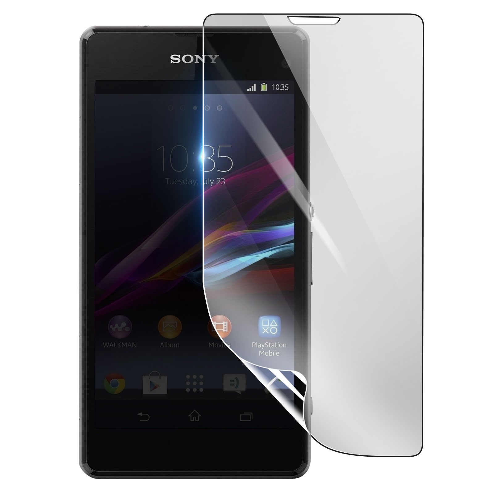 Film hydrogel antichoc pour Xperia Z1 Compact protection d'écran transparente haute sensibilité