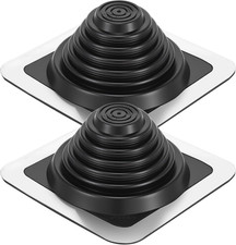 2 Pcs Metal Roof Vent Boot 8 Inch Chimney Fla...