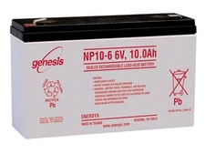 EnerSys Genesis NP10-6 6V 10Ah F1 SLA Rechargeable Battery