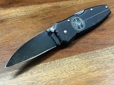 Klein Tools 44001BLK Lightweight Lockback Knife 2-1/2" Drop-Point Blade