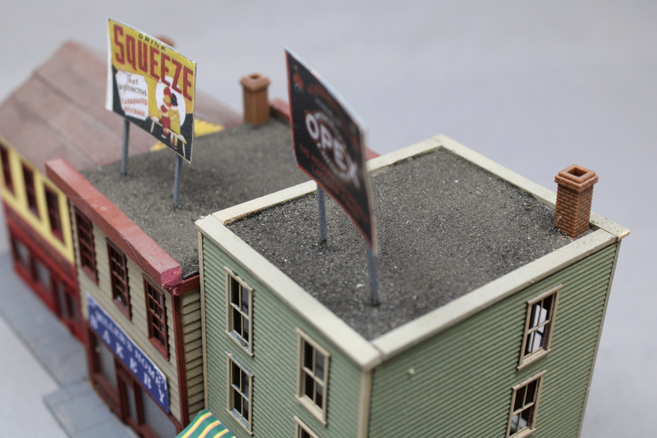 Fos Building FOS Scale Models / Bar Mills Downtown Commercial Building Set ...