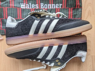 Adidas samba Pony Tonal x Wales Bonner Core black, EU 45, US 11, NEW, Never Worn