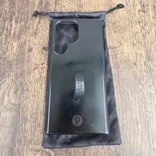 Loopy Phone Case Samsung Galaxy S23 Ultra Stealth Black Matte Solid Bumper Basic