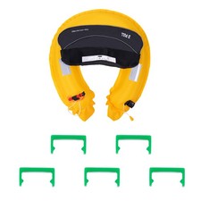 Manual Inflatable Belt Pack for Adults PFD Black CO2 Cylinder Not Included