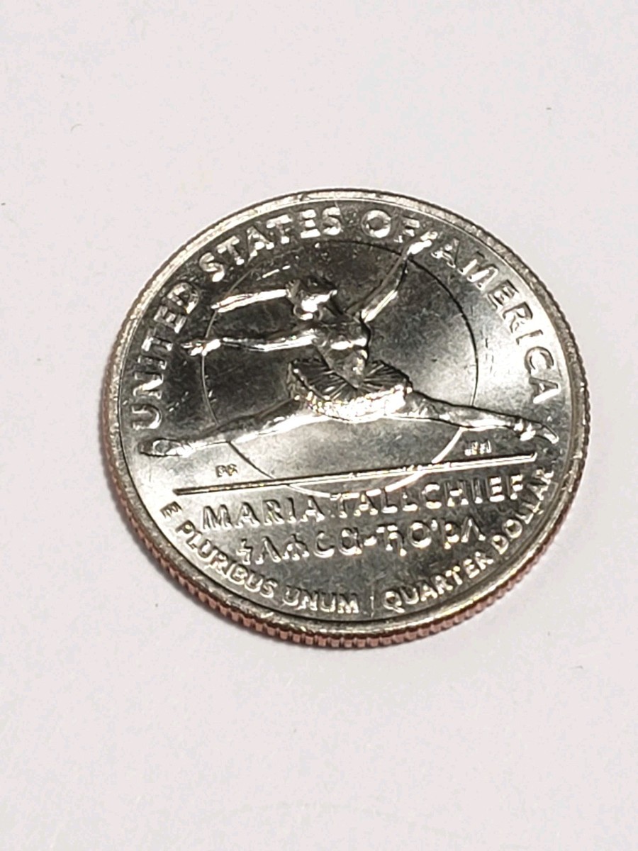 Maria Tallchief “in Cod We Trust” Quarter Die Chip Errors 2023 D