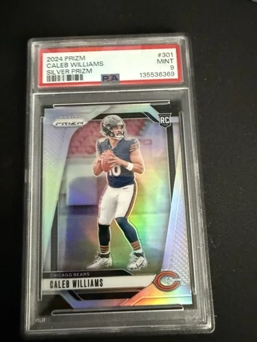 PSA 9 Caleb Williams Silver Prizm Rookie 2024 Prizm