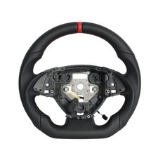 Full Leather Steering Wheel No Heated For Chevrolet Camaro Ss 2016-25 Flat Sport Full Leather Steering Wheel No Heated For Chevrolet Camaro Ss 2016-25 Flat Sport
