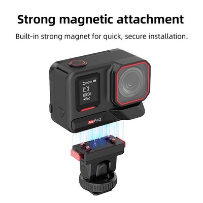 For Insta 360 Ace/Ace Pro/Ace Pro2 Magnetic Base Quick Release Mount Adapter