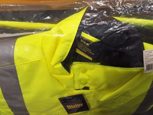 Bisley BC6453T X Taped Hi Vis Two Tone Freezer Coverall Size 107R Insulated NEW image 6