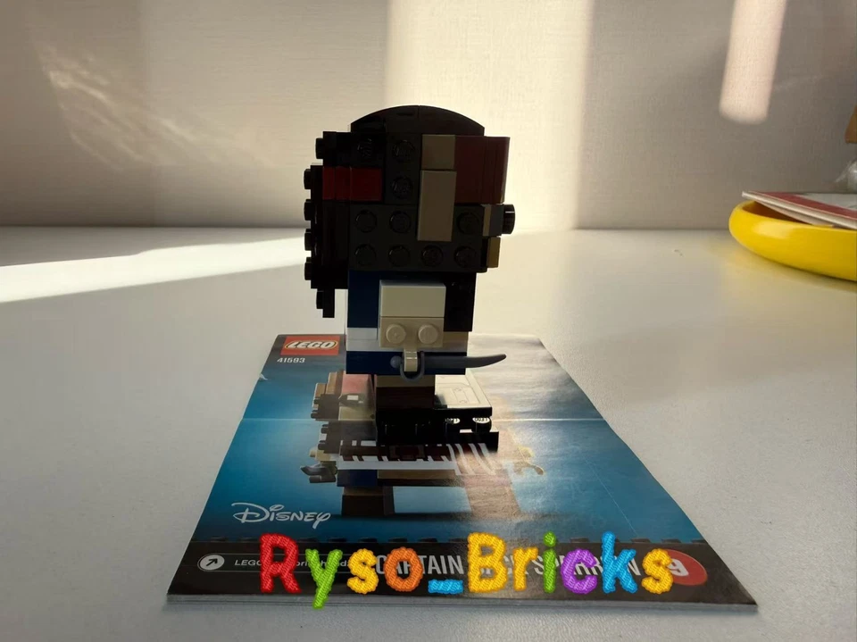 LEGO BrickHeadz 41593: Captain Jack Sparrow – Built – With Instructions - No Box Foto 4 de 4
