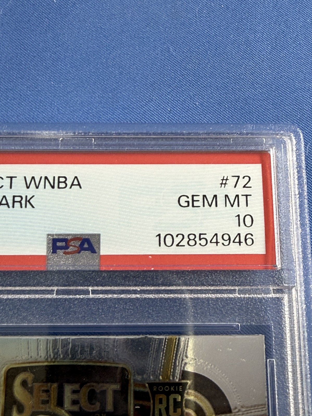 2024 Caitlin Clark Select WNBA #72 PSA GEM MINT 10 !!! view 9