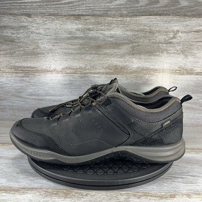 ECCO Men's Espinho Speed Lace GTX Black Leather Hiking Shoes Size EU 46 US 12.5