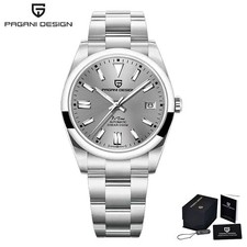 PAGANI DESIGN PD1690 Gray Dial Automatic Stainless Steel Luxury Men's Watch