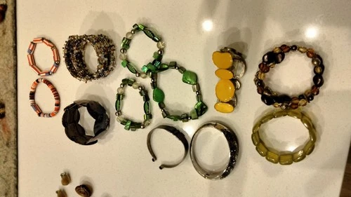 Vintage Costume Jewelry Lot,  bracelets, necklaces.