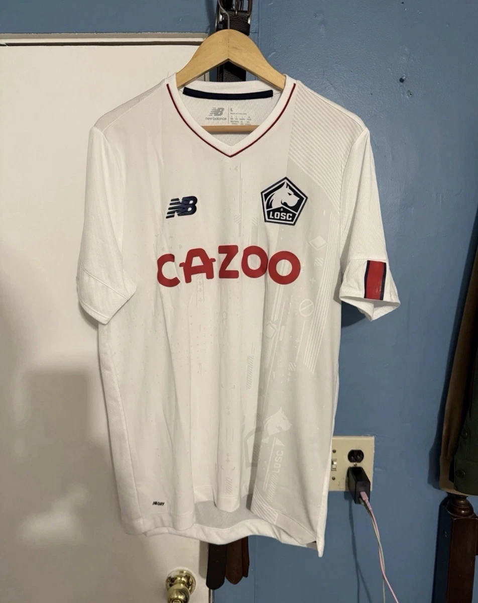 Maillot Vintage LOSC Lille - Kipsta Blanc Manches Longues - Taille XL - Rare