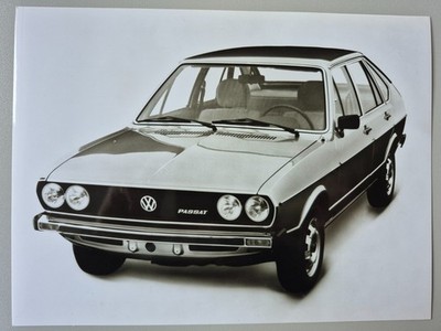 3 originale Werksfotos ''VW Passat LX'' Sondermodell 1. Generation + Pressetext