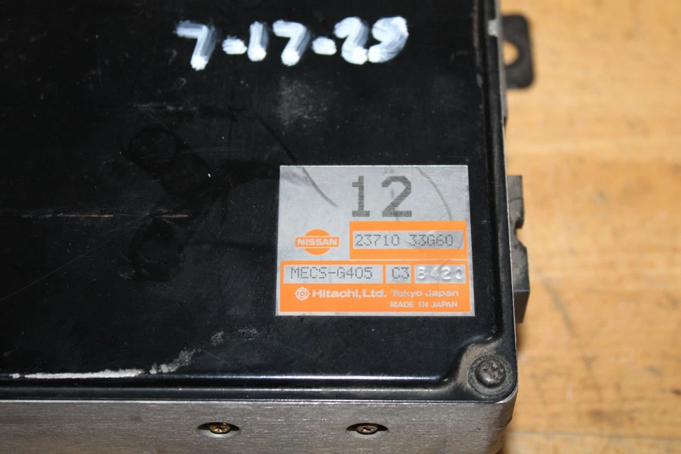 1988 Nissan Pathfinder 3.0L M/T 4×4 Engine Computer MECS-G405 - Image 3 of 4