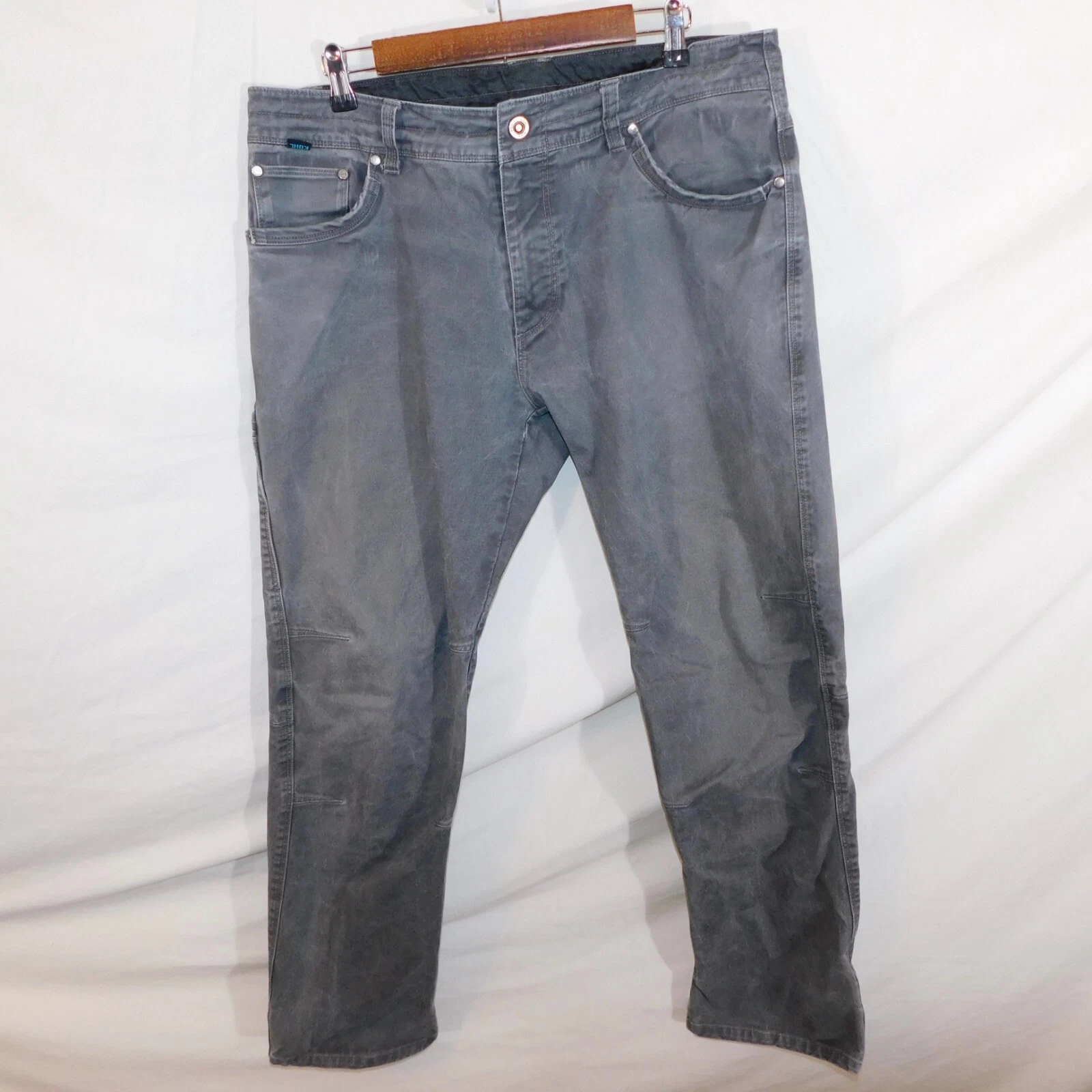Kuhl Mens 36x32 Pants Gray Rydr Vintage Patina Dye Hiking Outdoor Workwear