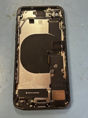 iPhone SE 2nd Gen back housing Replacement Black - Cracked | eBay