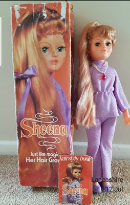 sheena doll growing hair