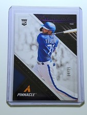 Anderson Tejeda RC 2021 Panini Chronicles Pinnacle Purple Foil 04/25 #20 Rangers