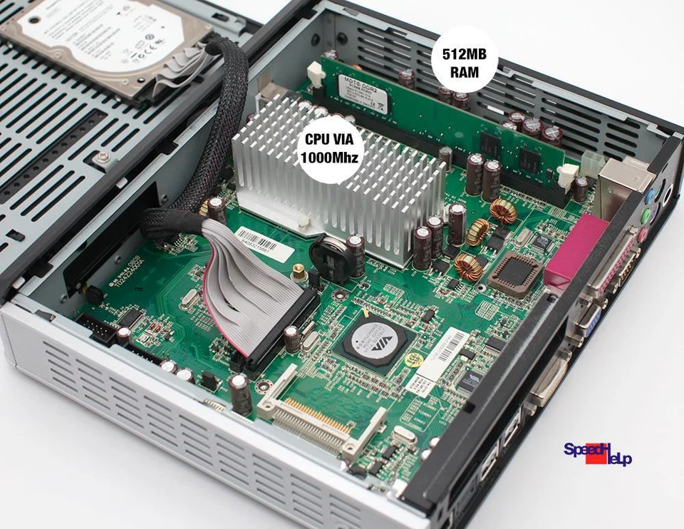 Nano Mini Computer PC for Windows XP Pro DOS Old Games Parallel LPT RS-232 COM - Image 4 of 4