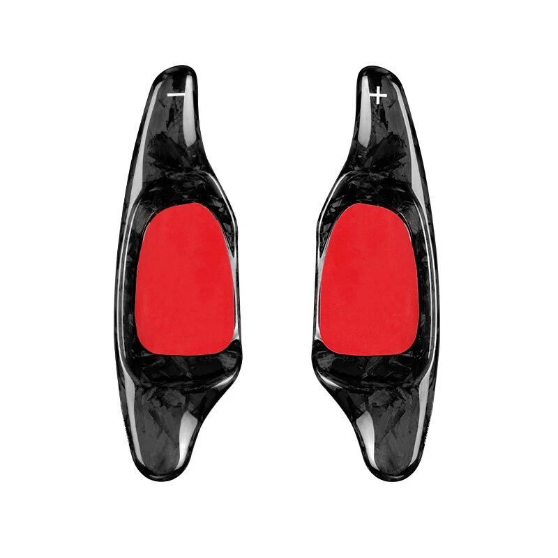 Extensión de palanca de cambios de volante de coche de fibra de carbono para Audi S6 2013-17 Foto 4 de 4