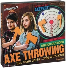 Warrior's Mark Axe Throwing Game - Indoor/Outdoor foam for ages 6+