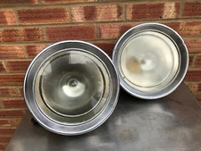 PAIR OF LARGE ROTAX HEADLIGHTS RILEY ALVIS VAUXHALL SUNBEAM BENTLEY ROLLS VSCC