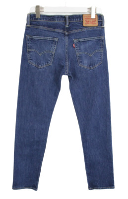 LEVI'S 502 Jeans Herren W30/L32 Slim Tapered Fit Fade Effect Blue Zip Fly Casual