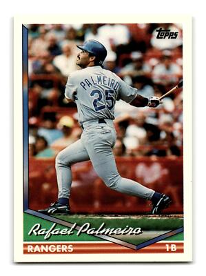 Rafael Palmeiro 1994 Topps #470 Texas Rangers Centered Mint | eBay