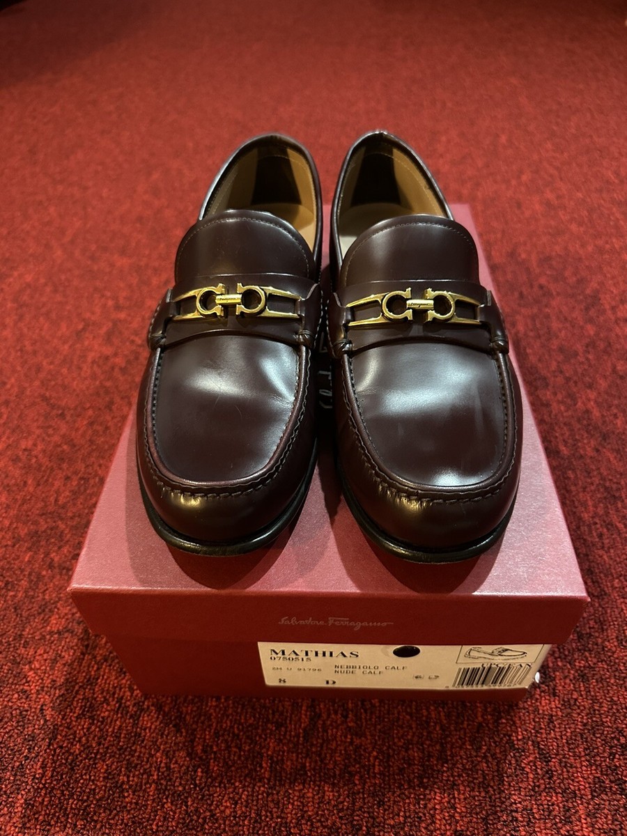 Salvatore Ferragamo Mathias Size 8 Men Maroon | eBay display picture 2