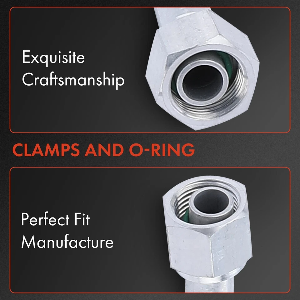 1x Nueva línea de succión de manguera de refrigerante de aire acondicionado para Jeep Cherokee Comanche Wagoneer Foto 3 de 4