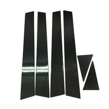 6pcs Real Carbon Fiber Pillar Panel Trim Cover Fits 08-14 Wrx Sti Hb Grb 5d 6pcs Real Carbon Fiber Pillar Panel Trim Cover Fits 08-14 Wrx Sti Hb Grb 5d