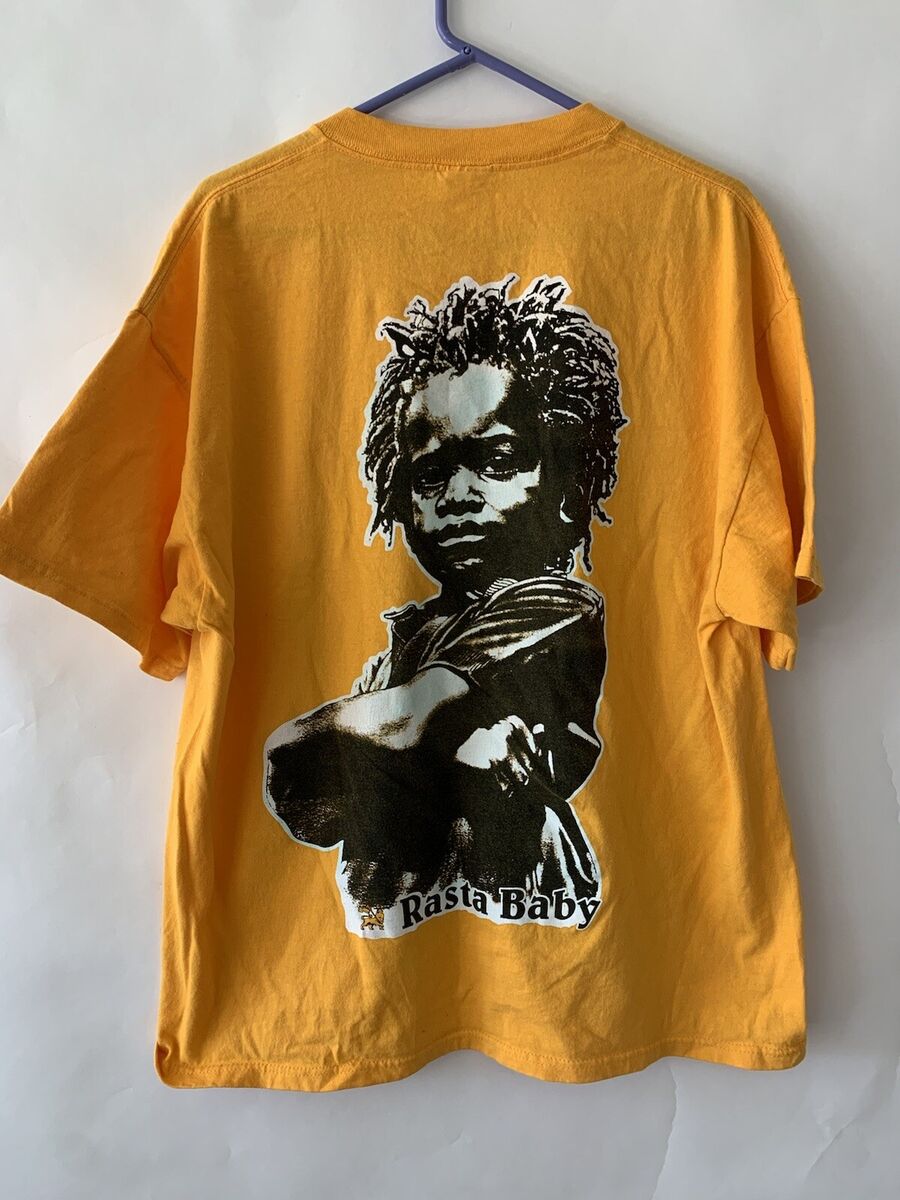 90's Bob Marley Rasta Baby Reggae Double Sided XL Grunge 90's Bob Marley Rasta Baby Reggae Double Sided XL Grunge