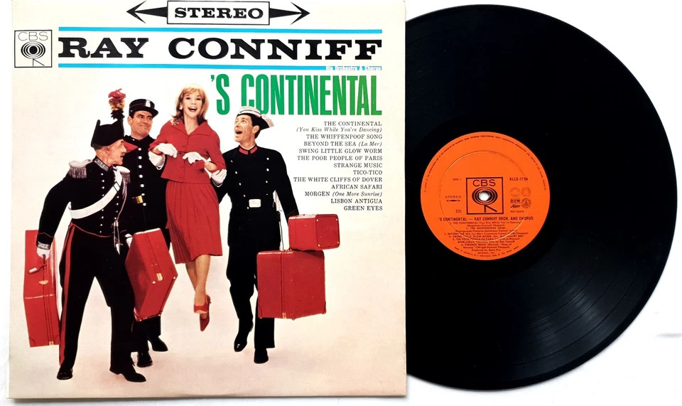 Ray Conniff & His Orchestra & Chorus–'S Continental LP 1962 Coronet KLLS 1724 - Image 2 of 3