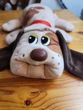 HASBRO Pound Puppies 17  Tan Brown Stuffed Puppy Dog Floppy Ears 2019 Clean