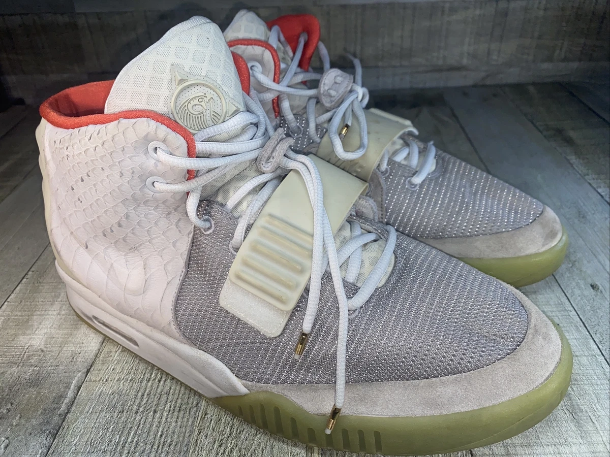 Escupir comerciante miseria Nike Air Yeezy 2 NRG Pure Platinum Size 13 Pre-owned 2012 Kanye West | eBay