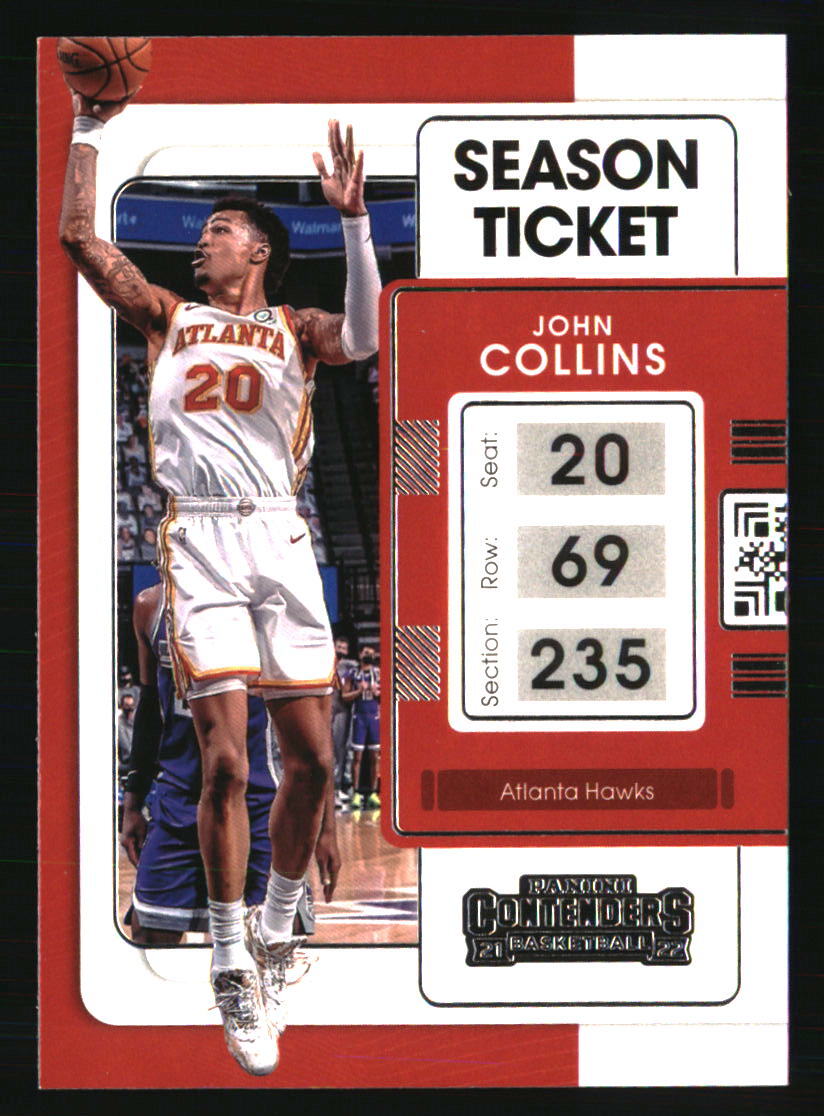 John Collins 2021-22 Panini Contenders #14 BASKETBALL Card